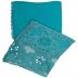 Cotton Half Net Stole- Turquoise